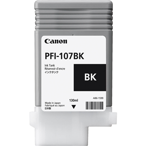 CANON PFI-107 INK TANK 130ML BLACK
