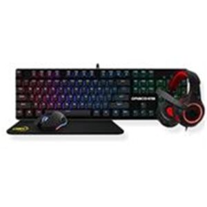 KWG Draco E1A 4 in 1 RGB Multi Colour Backlit Gaming Combo