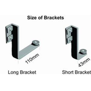 Easy Rail Mounting Bracket Set Long