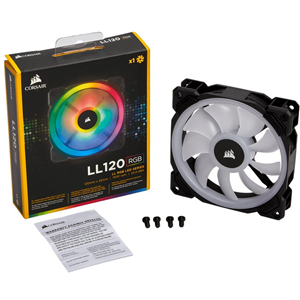 Corsair Co-9050071-WW LL120 RGB blacK frame