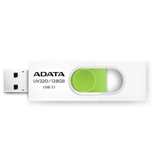 Adata UV320 128Gb White+green USB3.0 flash drive