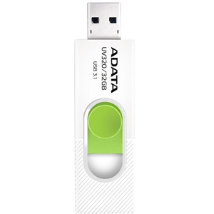 Adata UV320 32Gb White+green USB3.0 flash drive