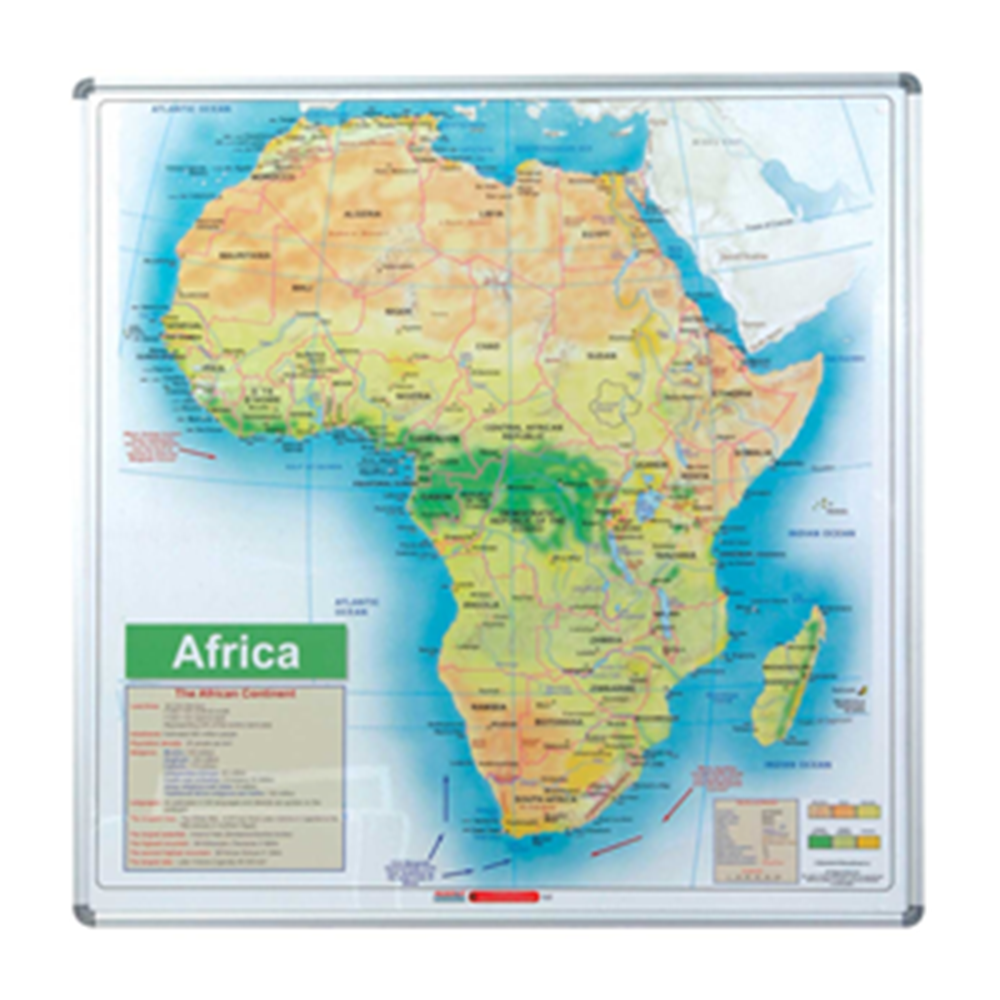 Map Board - Africa (1230*1230mm Map Board - Africa (1230*1230mm