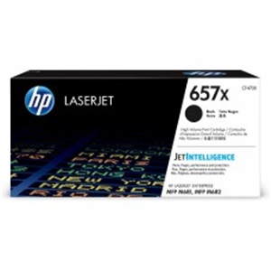 HP 657X HIGH YIELD BLACK TONER CARTRIDGE
