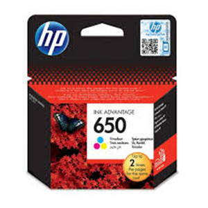 HP 650 TRICOLOR INK ADVANTAGE CARTRIDGE FOR