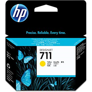 HP 711 YELLOW INK CARTRIDGE FOR DESIGNJET