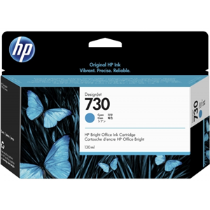 HP 730 CYAN INKJET CARTRIDGE 130ML