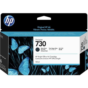 HP 730 MATTE BLACK INKJET CARTRIDGE 130ML