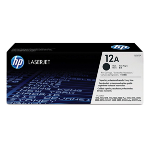 HP 12A BLACK TONER CARTRIDGE FOR LASERJET