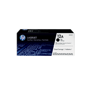 HP 12A BLACK DUAL PACK LASERJET TONER HP 12A BLACK DUAL PACK LASERJET TONER