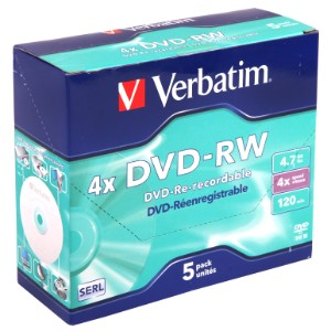 VERBATIM DVD-RW 4X 4