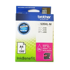 BROTHER LC535XLM HIGH YIELD MAGENTA INK CARTRIDGE