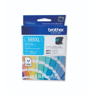 BROTHER LC565XLC HIGH YIELD CYAN INK CARTRIDGE