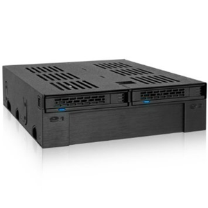 icydock mb322sp-b mobile rack 2x front-accessed