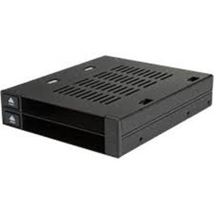 iCYDOCK mb522sp-b mobile rack blacK