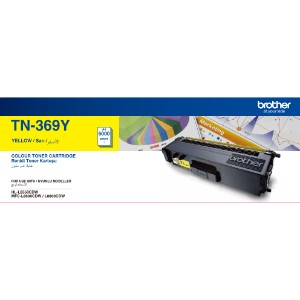 BROTHER TN369Y HIGH YIELD YELLOW TONER