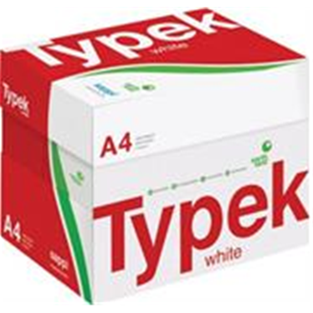 Typek A4 Paper 80grams 5x Reams Paper Box
