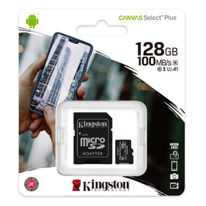 Kingston SDCS2/128GB miCroSDXC Canvas Select Plus