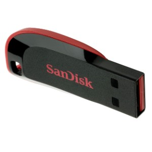 SANDISK CRUZER BLADE USB 32GB FLASH DRIVE