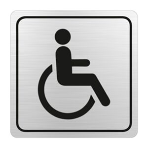 Disabled Toilet Symbolic Sign