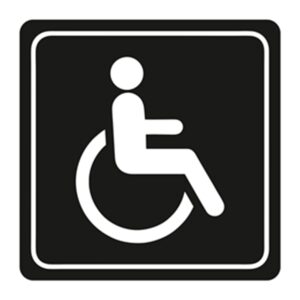 Disabled Toilet Symbolic Sign