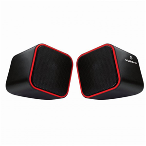VOLKANO DIAMOND SERIES USB POWERED SPEAKERS RED