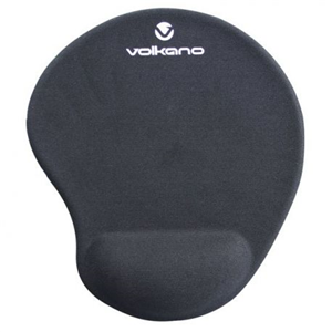 VOLKANO COMFORT SERIES GEL WRISTGUARD MOUSEPAD BLACK