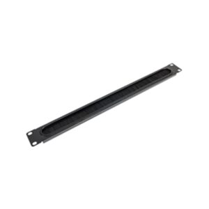 1U BLANKING PLATE BLACK
