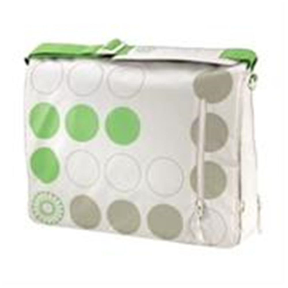 Hama 17 Inch Messenger Notebook Bag Green and White