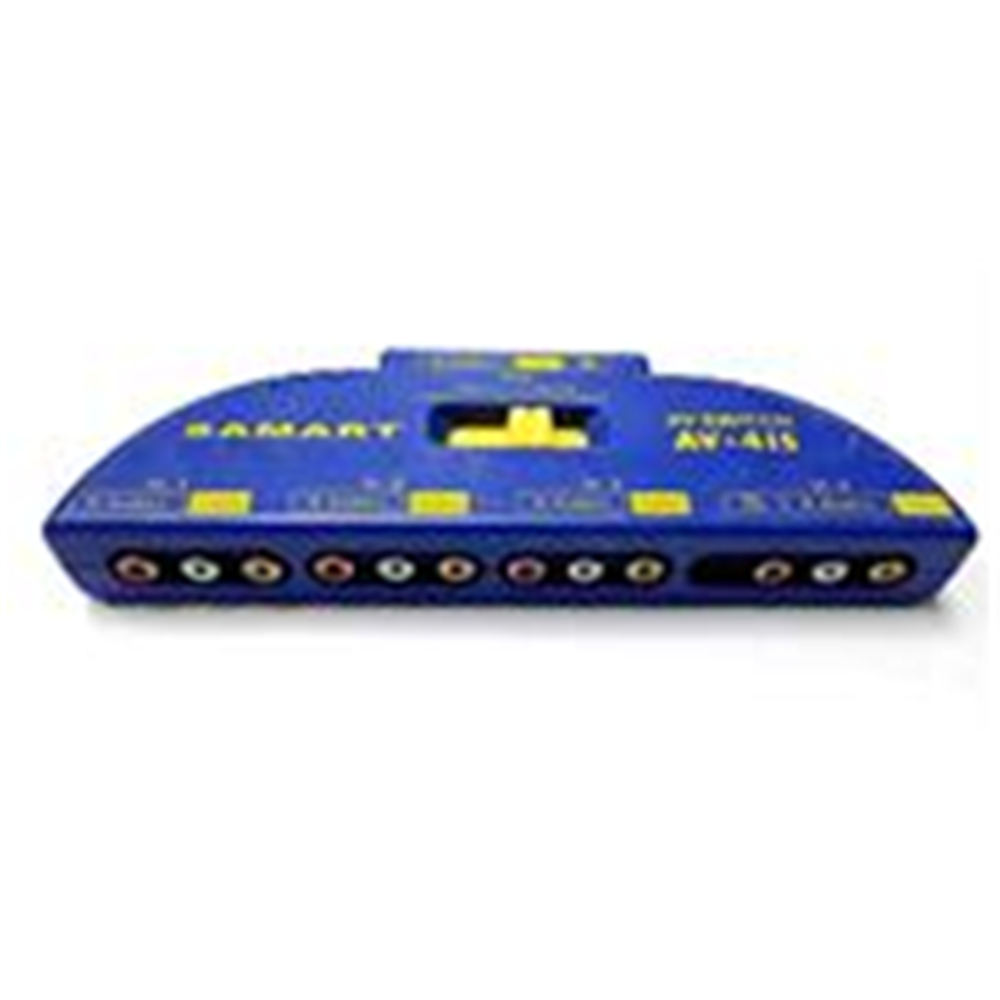 Geeko 4 Port RCA AV Switch