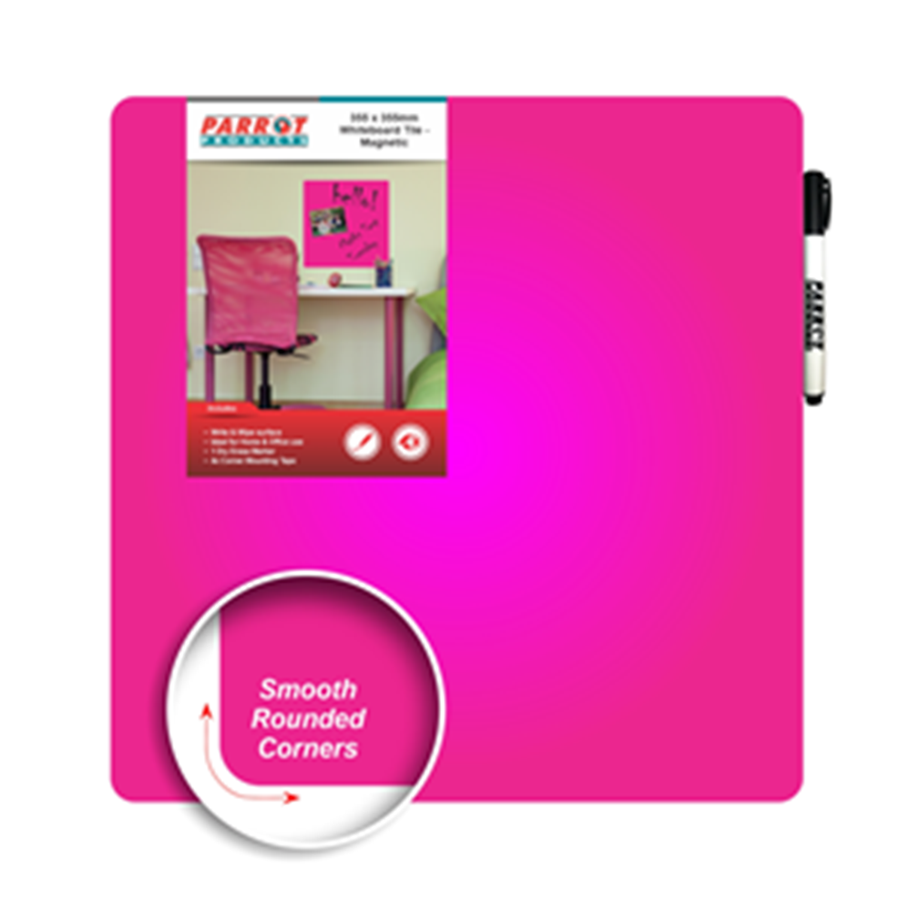 Magnetic Whiteboard Tile (355*355mm