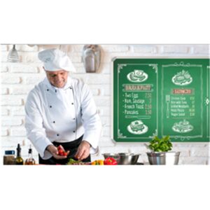 Chalk Board Non-Magnetic (Aluminium Frame - 1000*1000mm)