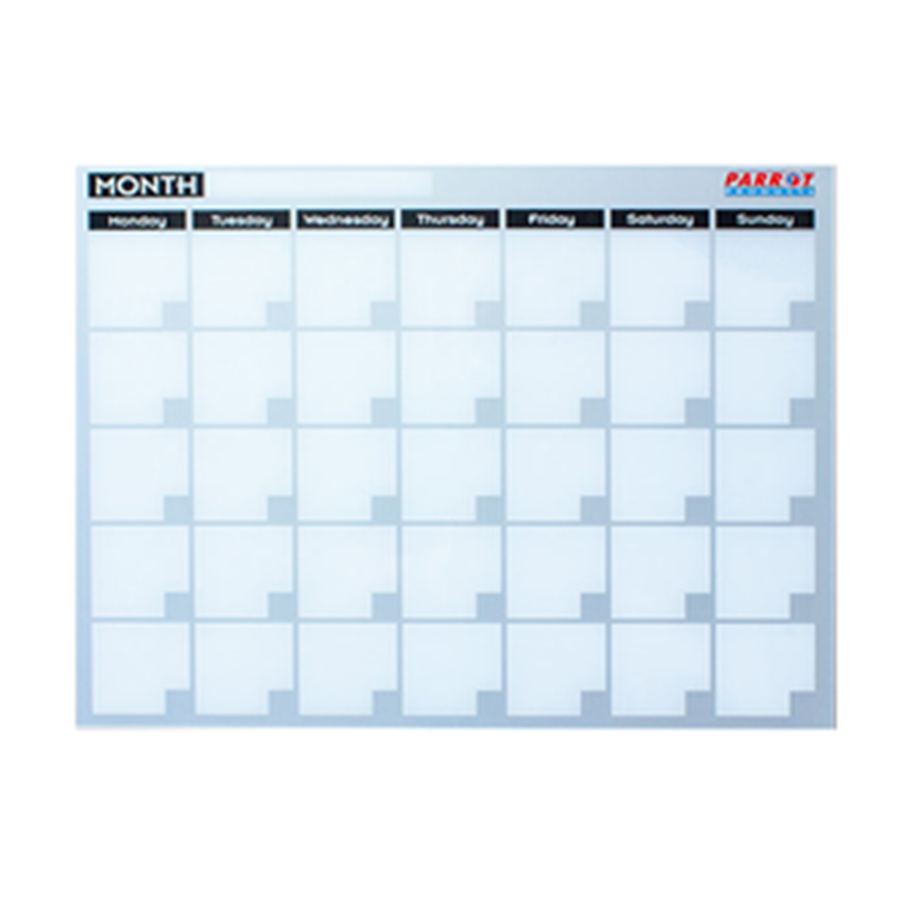 Cast Acrylic Monthly Planner (Cast Acrylic