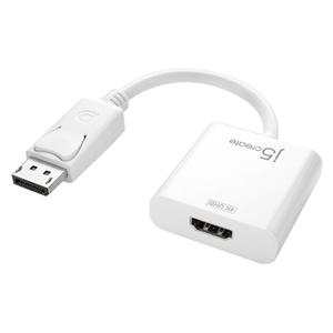 J5create JDA158 DisplayPort to HDMi2.0 125mm cable