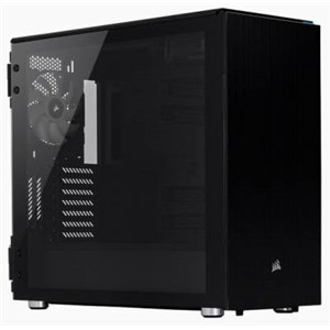 Corsair carbide Black with Tempered Glass