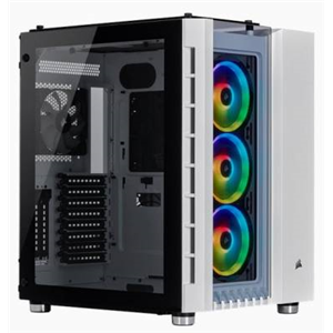 Corsair White  Chassis with Tempered Glass Side Panel