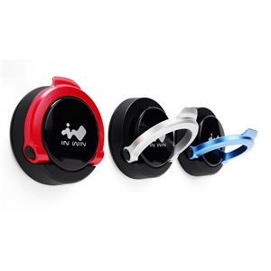 In-Win i-Ear headphone/earphone hanger black smart suction cup