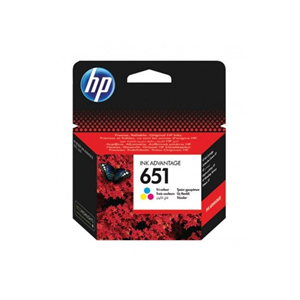 HP 651 Tri-colour Ink Cartridge-300 Pages