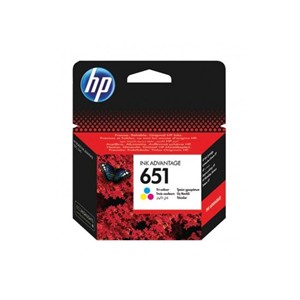 HP 651 Tri-colour Ink Cartridge-300 Pages