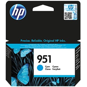HP 951 Cyan Original Ink Cartridge ~535 pgs