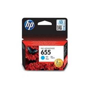 HP 655 Cyan Ink Cartridge-600 Pages