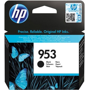 HP 953 Black  Ink Cartridge-1000 Pages