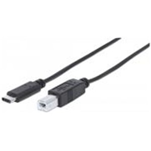 Manhattan USB TypeC Male to TypeB Male Cable