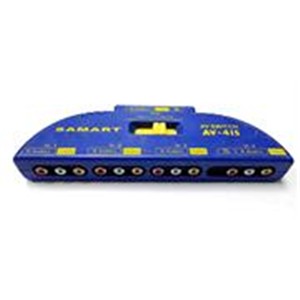 Geeko 4 Port RCA AV Switch, Retail Box, No Warranty