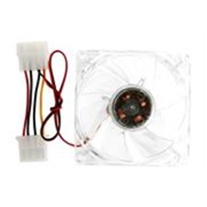 UniQue 80mm Clear Case Fan With Blue LED