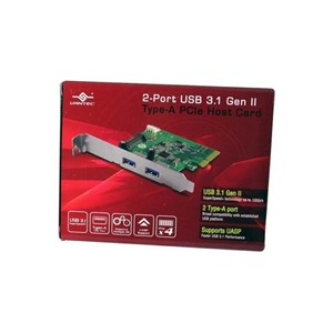 Vantec ugt-PC370A - pci-Express (4x) - 2x external USB3.1 ( gen2/10Gbp