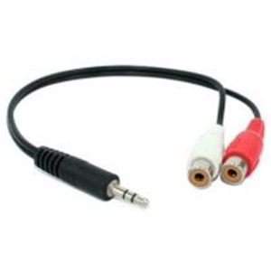 3.5mm Male to RCA(L+R) Female audio 20cm