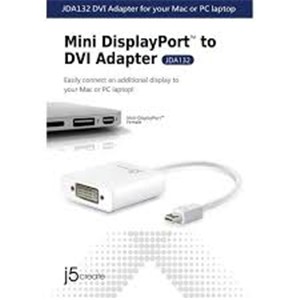 J5create JDA132 Mini DisplayPort to DVi adapter