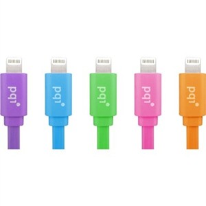 Pqi 6PCS-008R0009A i-cable lightning 90 Flat PInk-