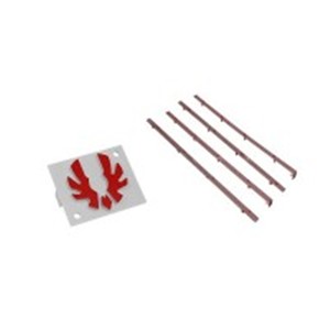 Bitfenix BFC-SNB-150-RX-SP Mesh Strips - Red
